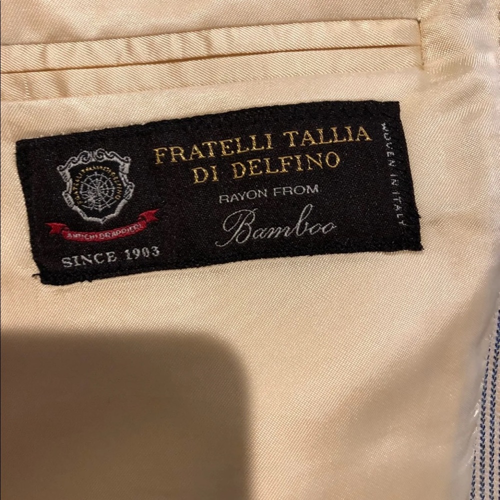 Saks Fifth Avenue Suit Jacket 44 Long - Picture 3 of 5